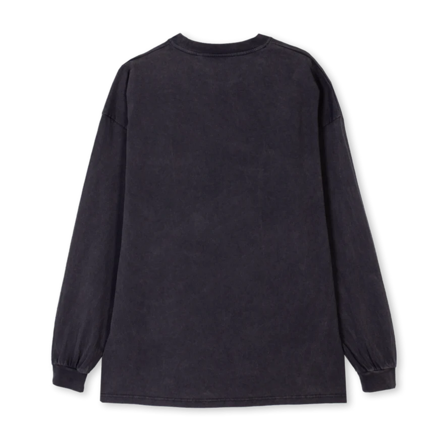 LAMBCOPYDONE Vintage Black Oversized LS Tee. - Image 2