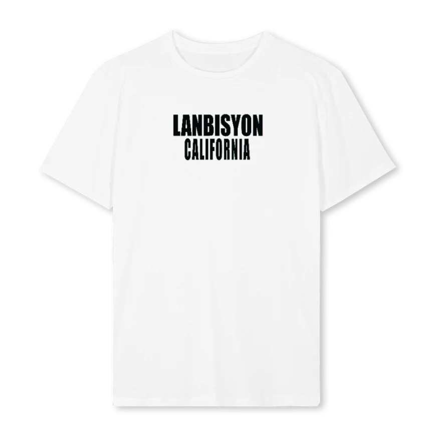 LANBISYONCALI White Regular Tee.