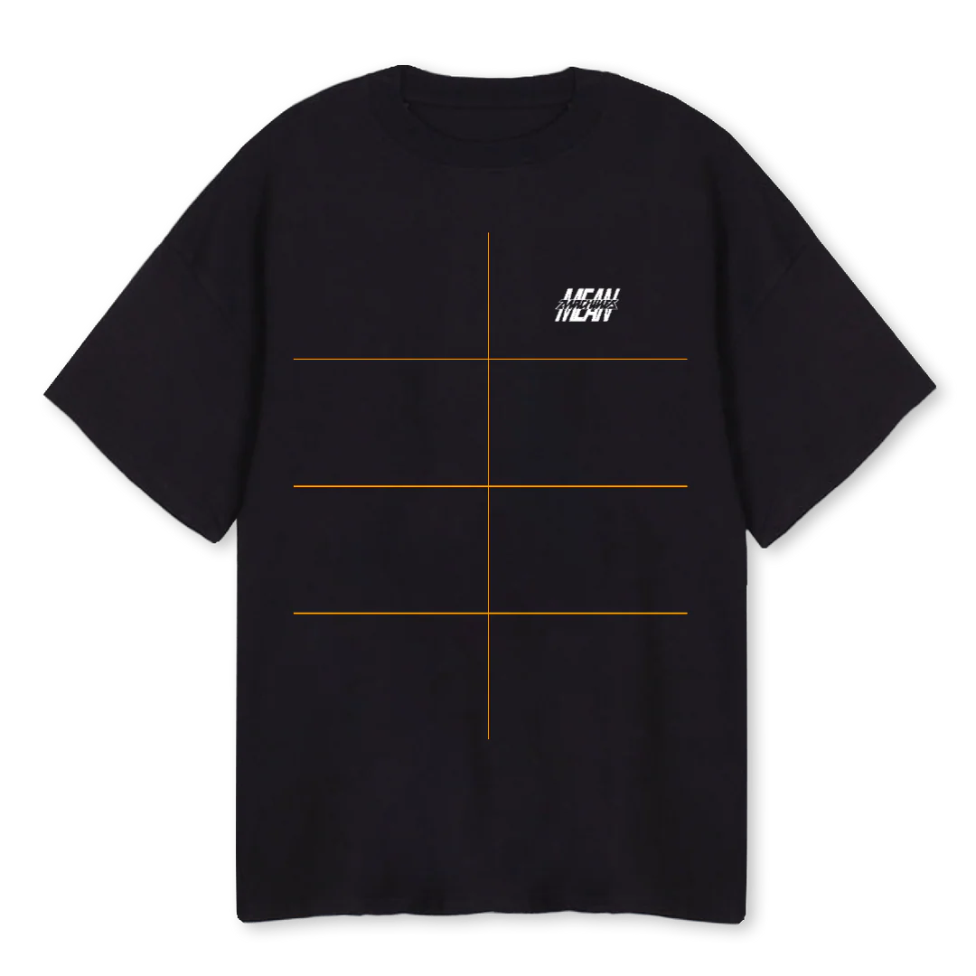 LANCIA RESURREZIONE Black Oversized Tee.