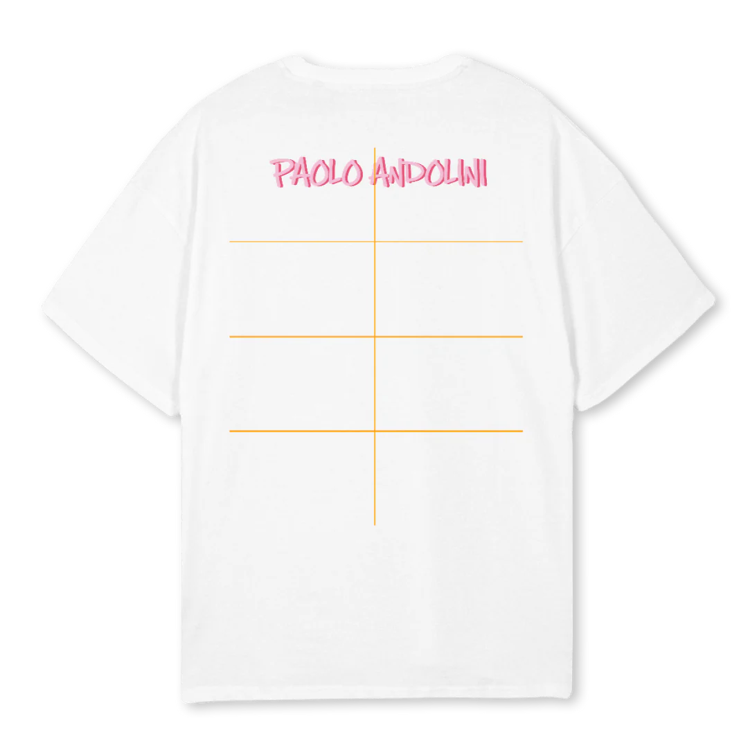 LANDER W A White Oversized Tee. - Image 2