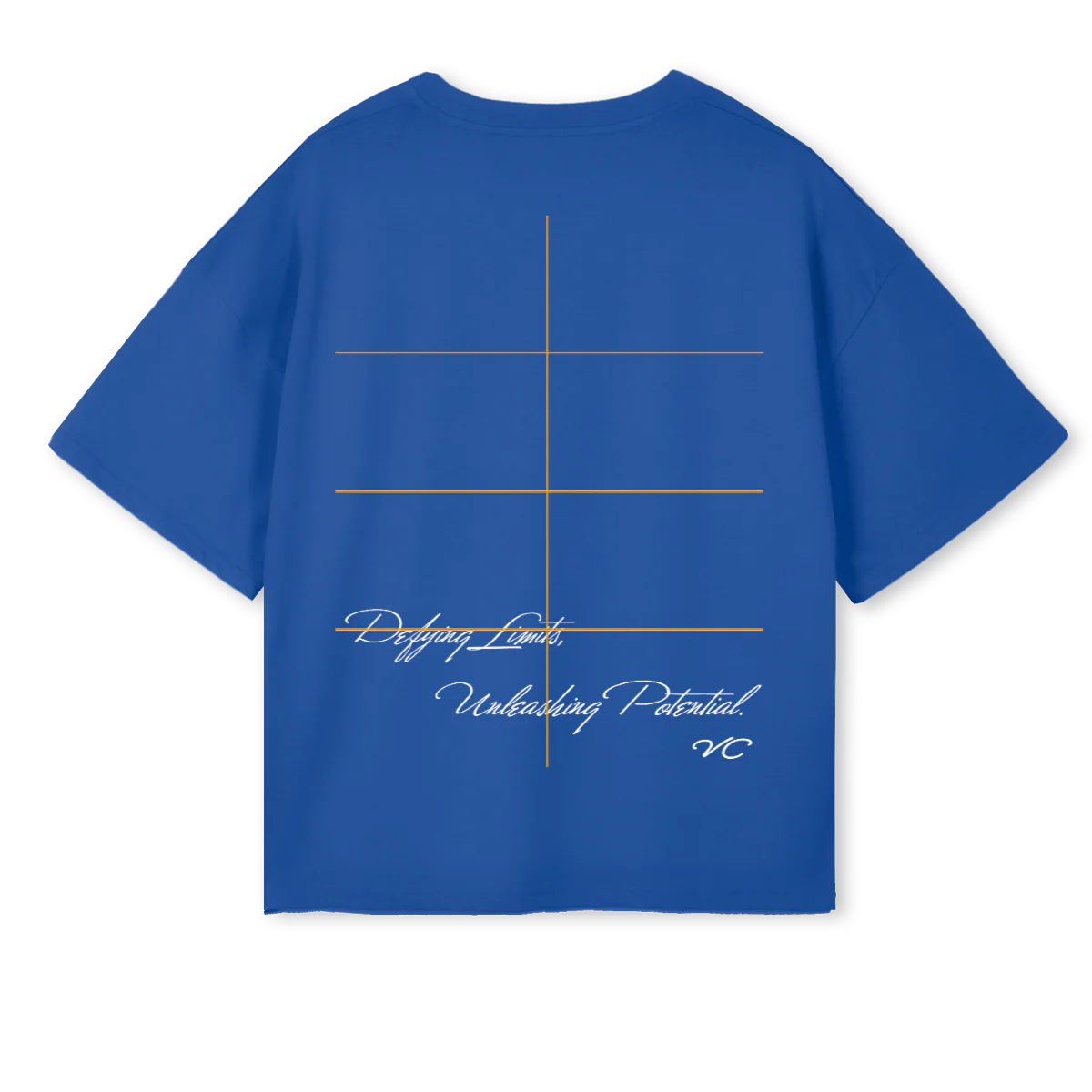 LAPLAYABLUE Cobalt Blue Oversized Boxy Tee. - Image 2