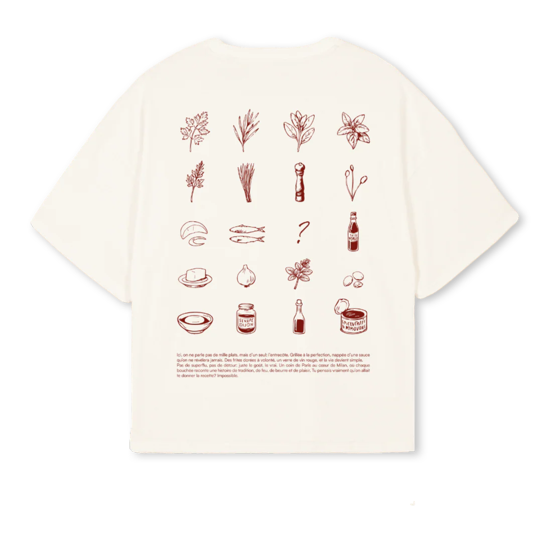 LARUE Vintage White Oversized Boxy Tee. - Image 2