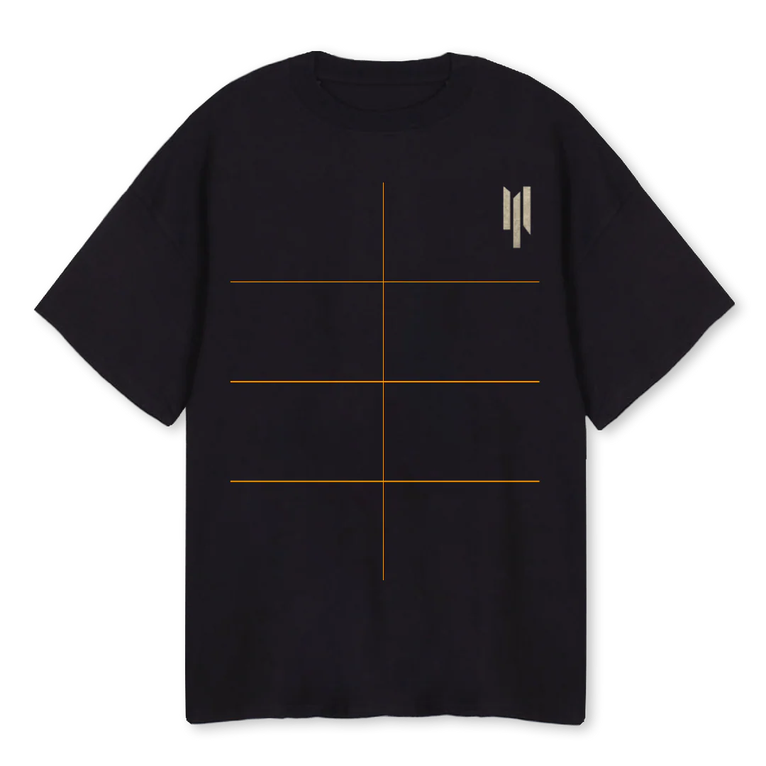 LAST JDGM Black Oversized Tee.