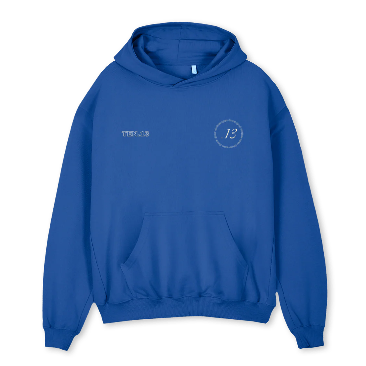 LATEN Cobalt Blue Oversized Hoodie.