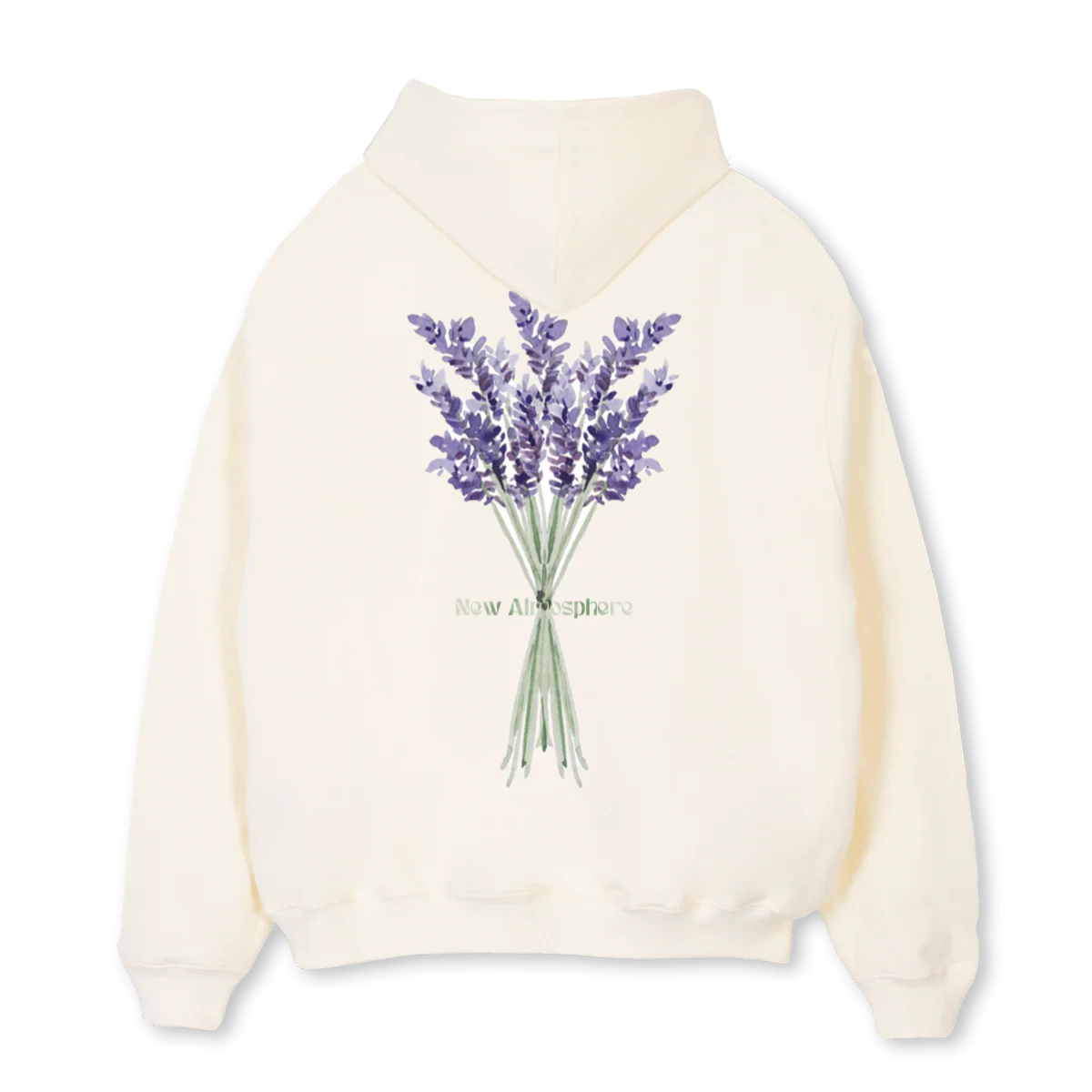 LAVENDER Cream Oversized Hoodie. - Image 2