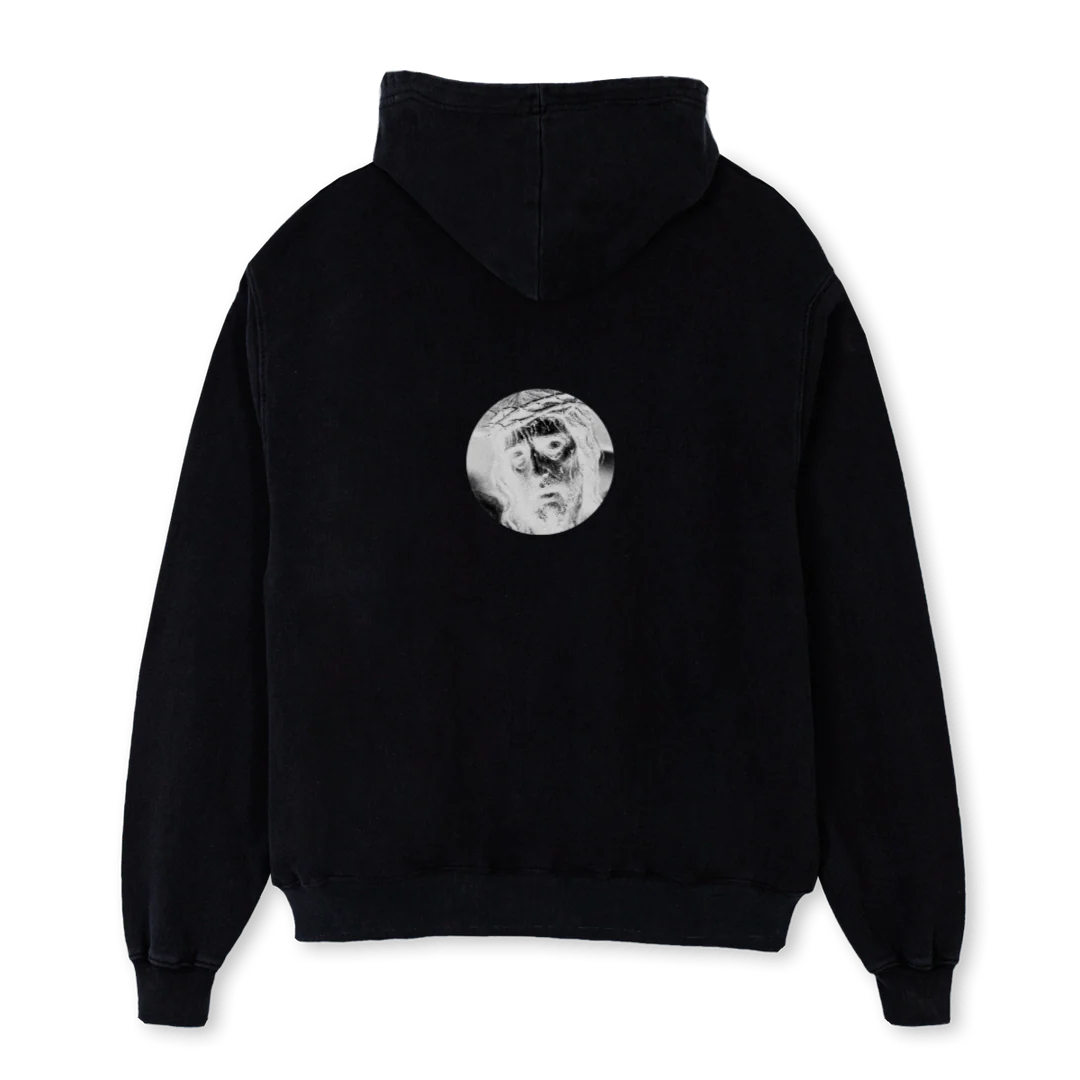 LAYERIIJESUS Black Oversized Hoodie. - Image 2