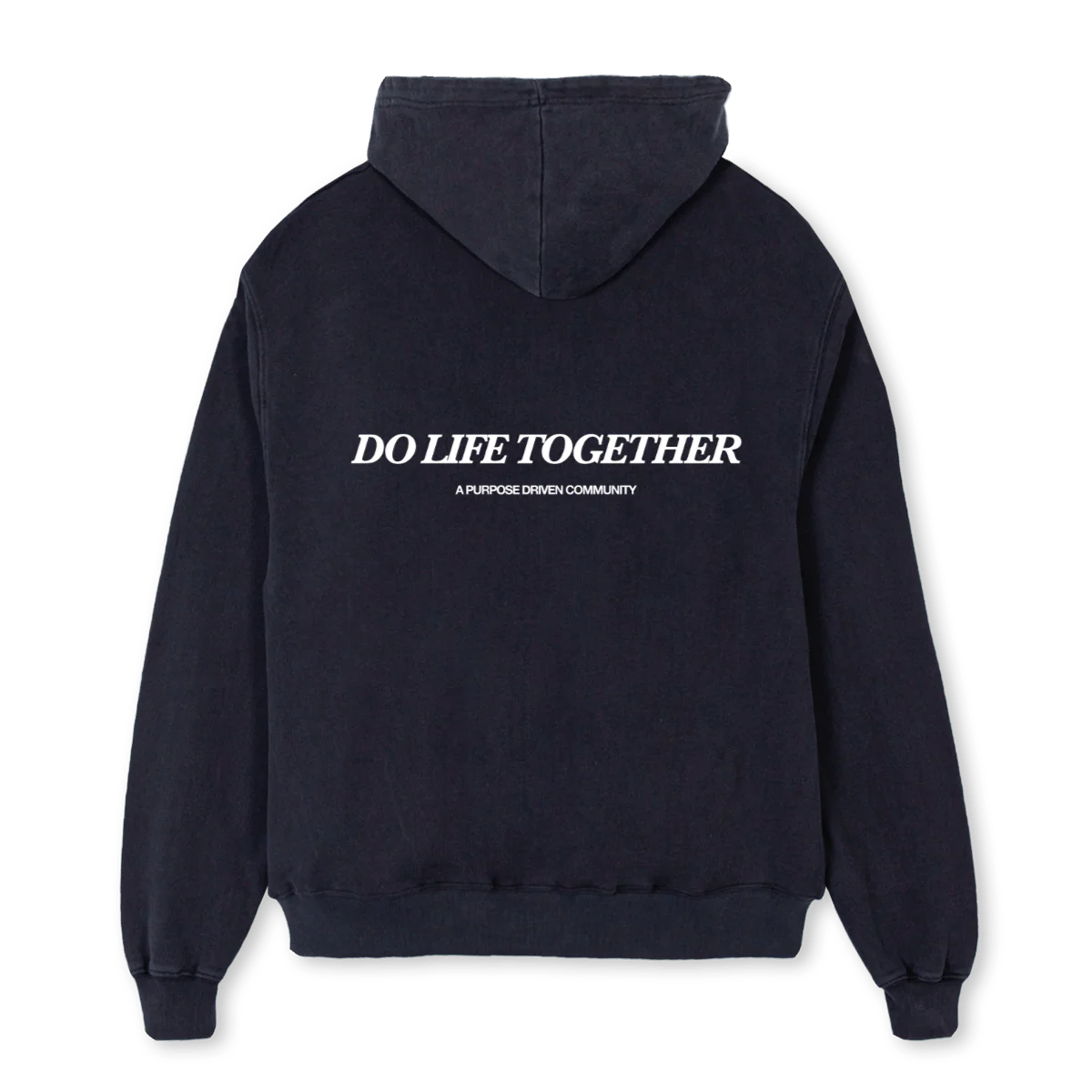LC  Vintage Black Oversized Hoodie. - Image 2