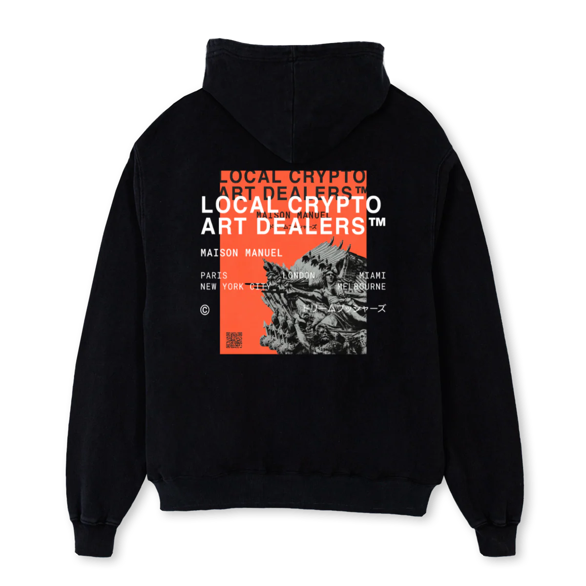 LCAD Black Oversized Hoodie. - Image 2