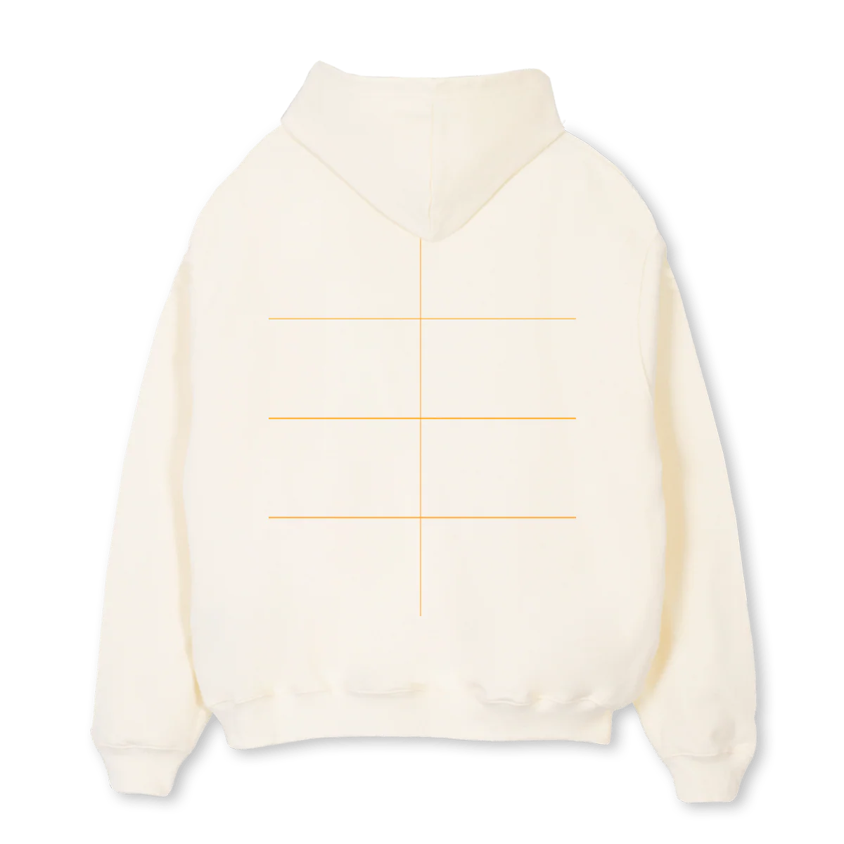 LDHOODCREAM Cream Oversized Hoodie. - Image 2