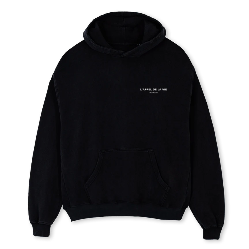 LDLV Black Oversized Hoodie.