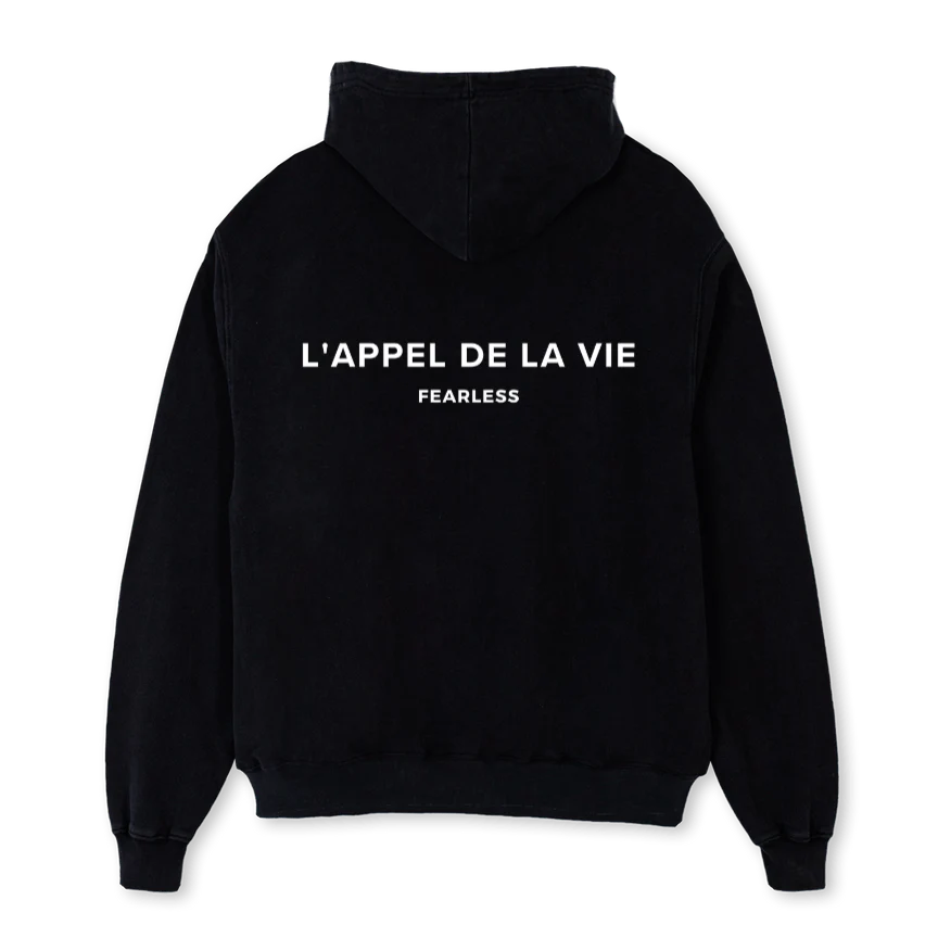 LDLV Black Oversized Hoodie. - Image 2