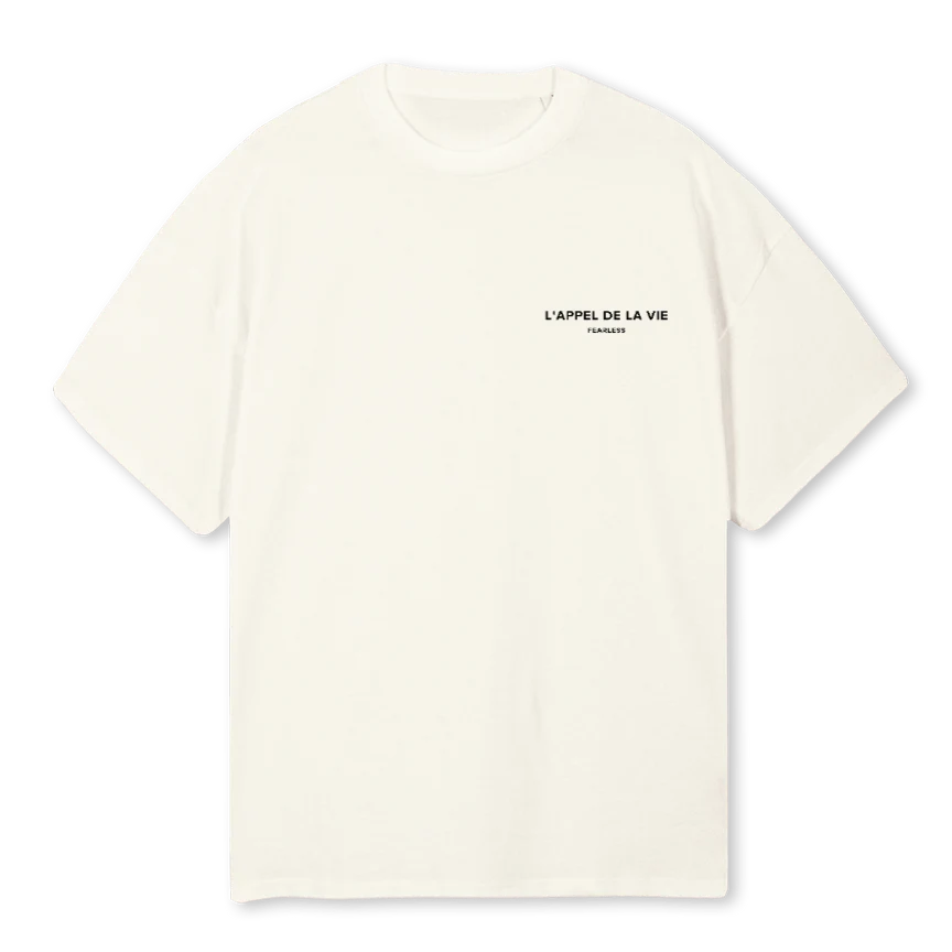 LDLV  Cream Oversized Tee.