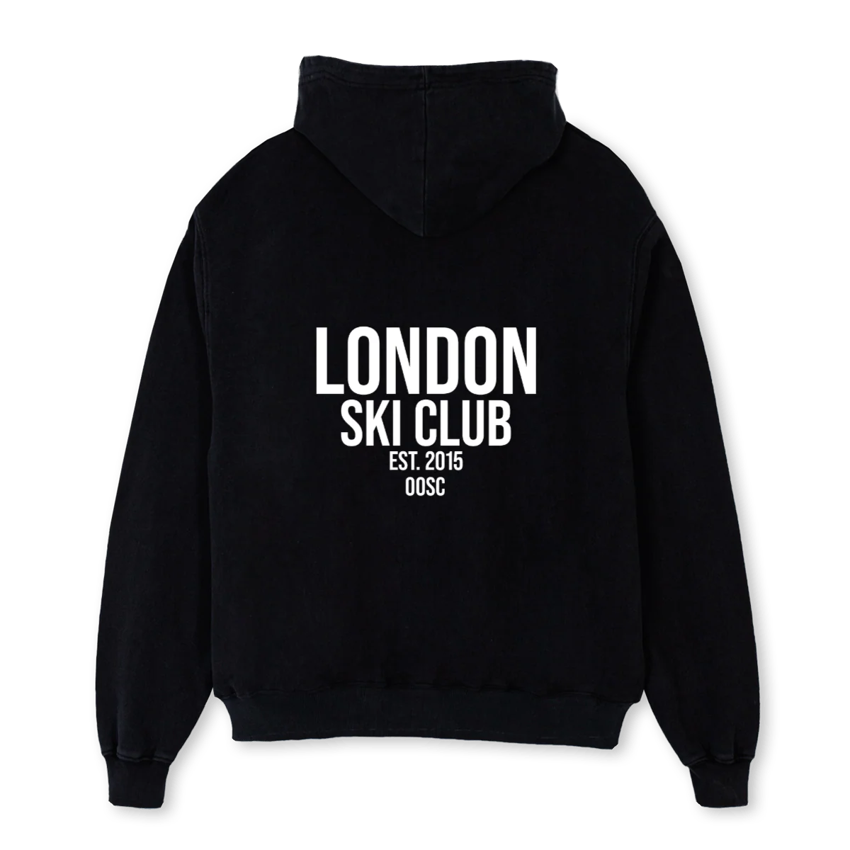 LDNSKIHOODBLCK Black Oversized Hoodie. - Image 2