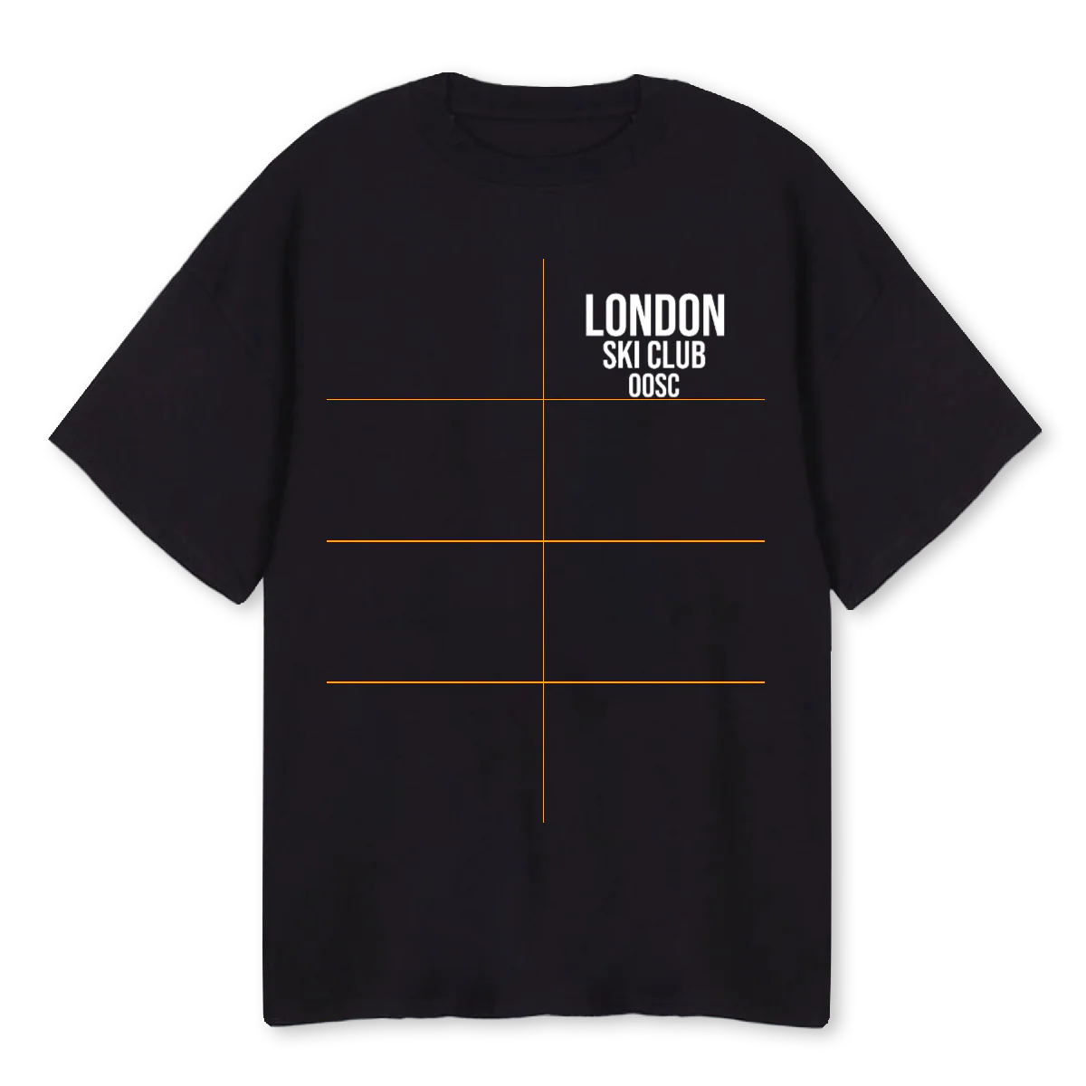 LDNSKITBLACK Black Oversized Tee.