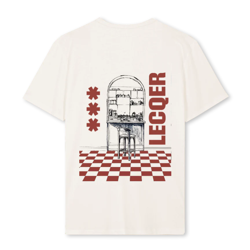 LECQ AW Vintage White Regular Tee. - Image 2