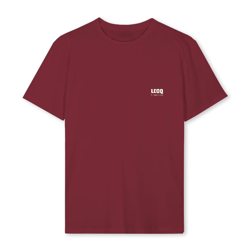 LECQ BURGUNDY Burgundy Regular Tee.