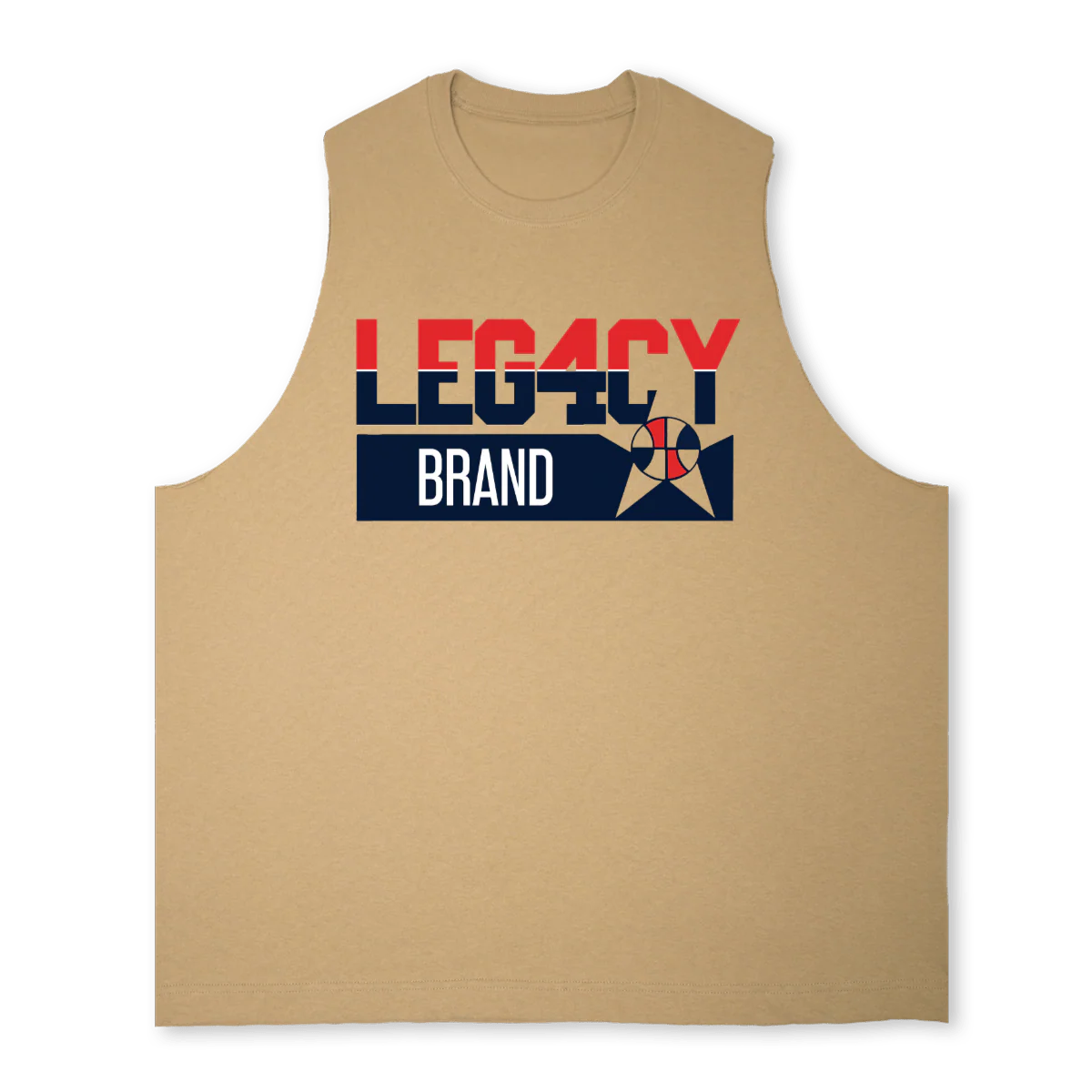 LEGACY_1 Light Gold Oversized Vest.