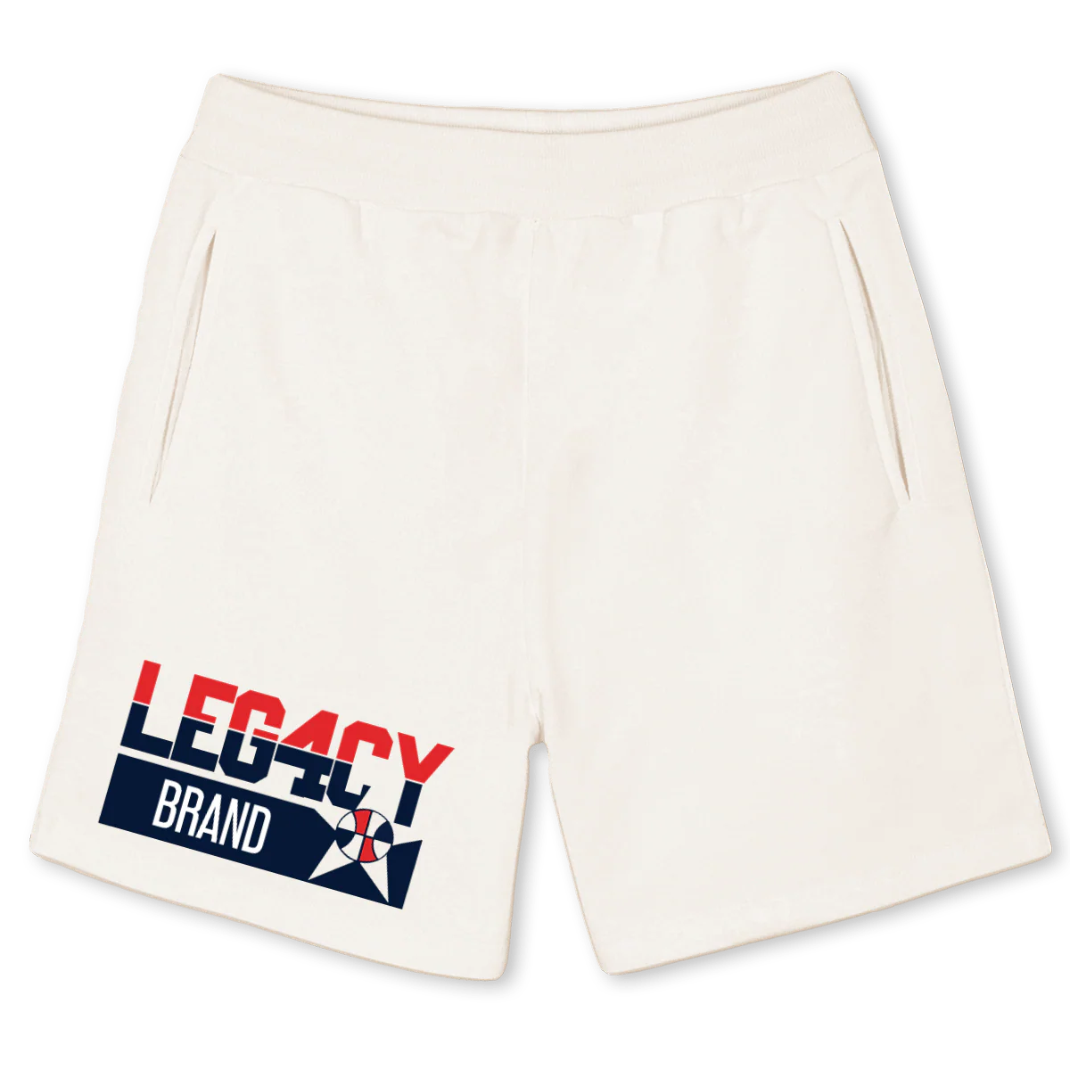 LEGACY_1 Vintage White Sweatshorts.