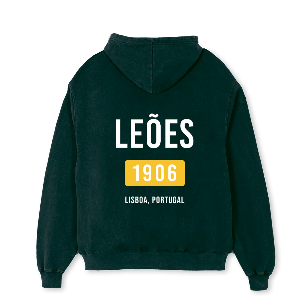 LEOESSWEATERONE1 Wild Green Oversized Hoodie. - Image 2