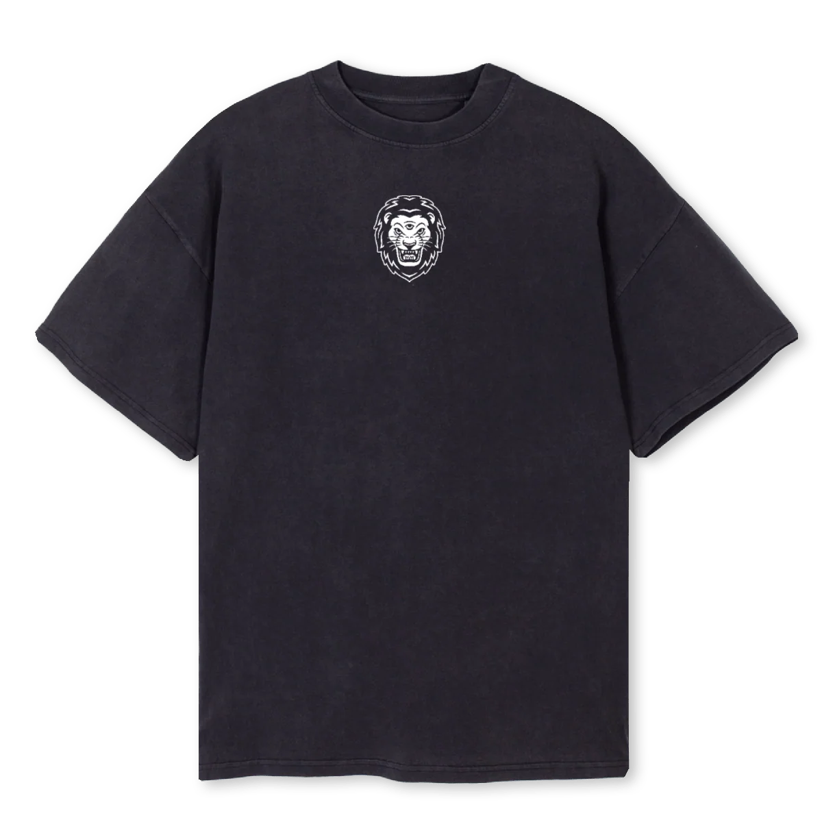 LEONLUMBEARDOVER Vintage Black Oversized Tee.