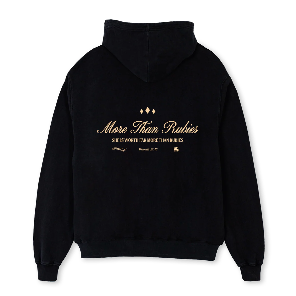 LEOSFHPV Black Oversized Zipped Hoodie. - Image 2