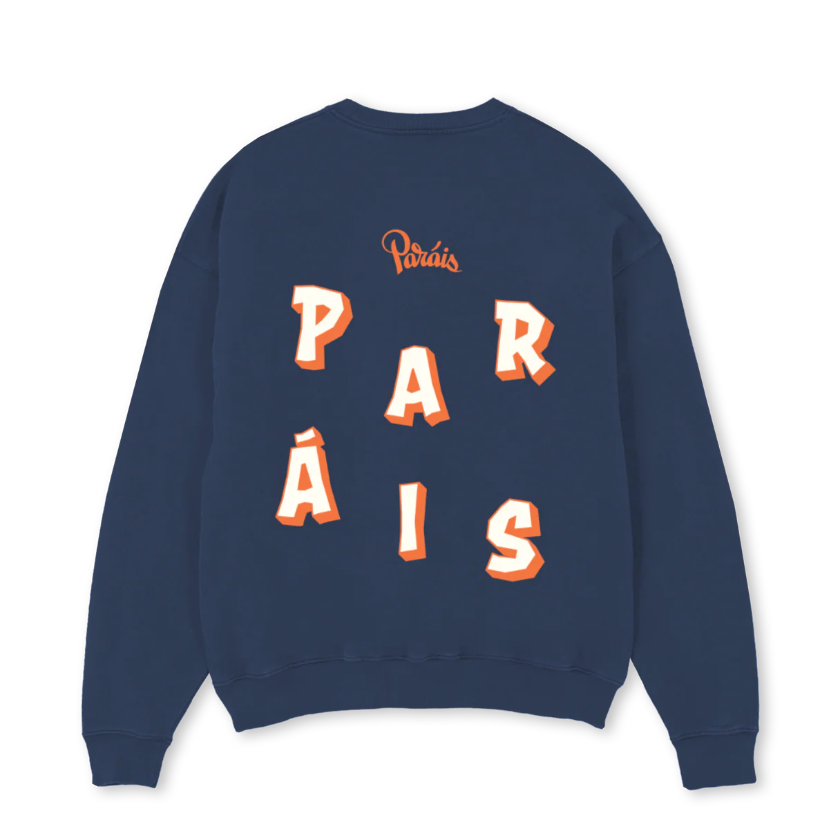 LETTERSWEAT Navy Blue Oversized Crewneck Sweater. - Image 2