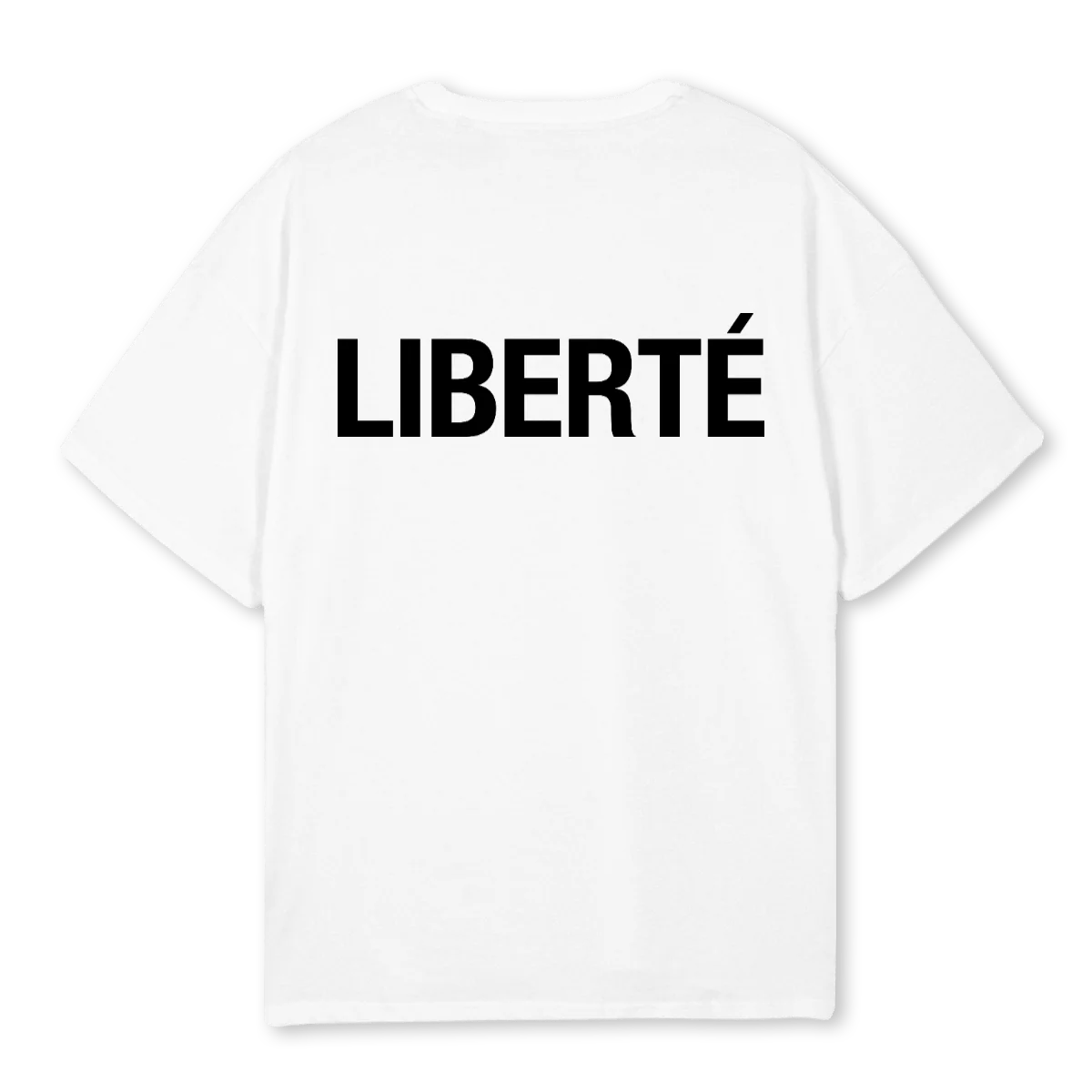 LIBERTE White Oversized Tee. - Image 2