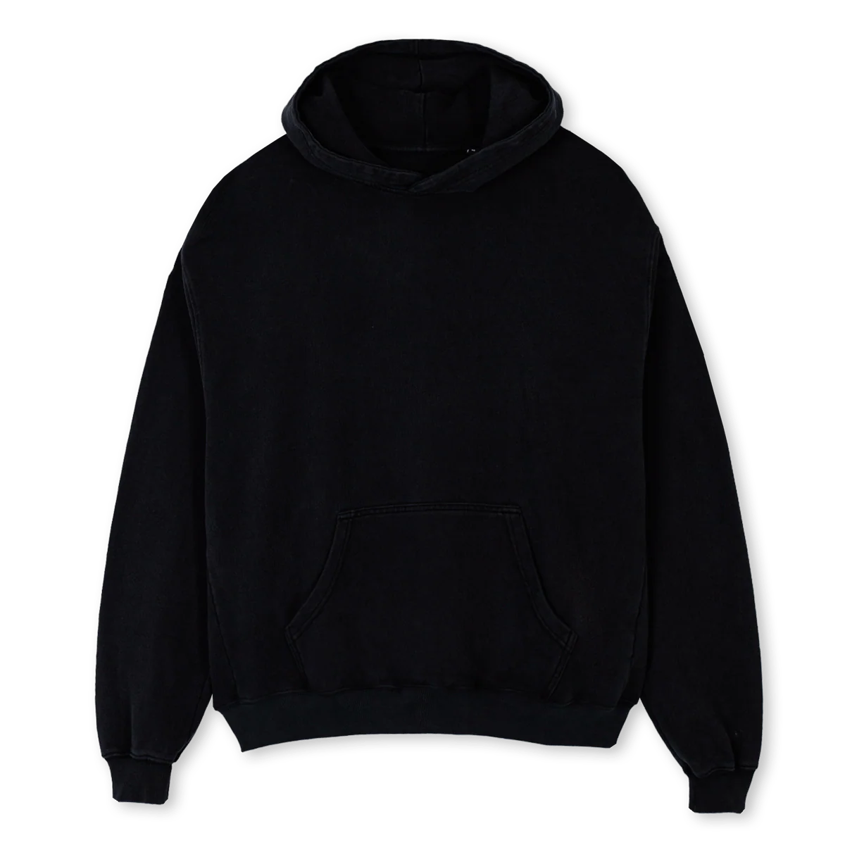 LIBERTETAG Black Oversized Hoodie.