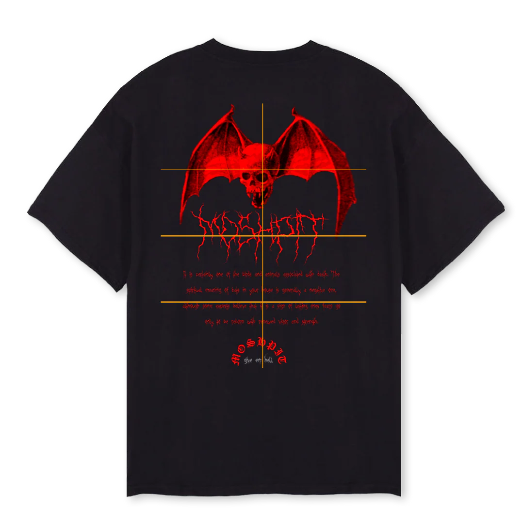 LIFE AFTER DEATH Black Oversized Tee. - Image 2