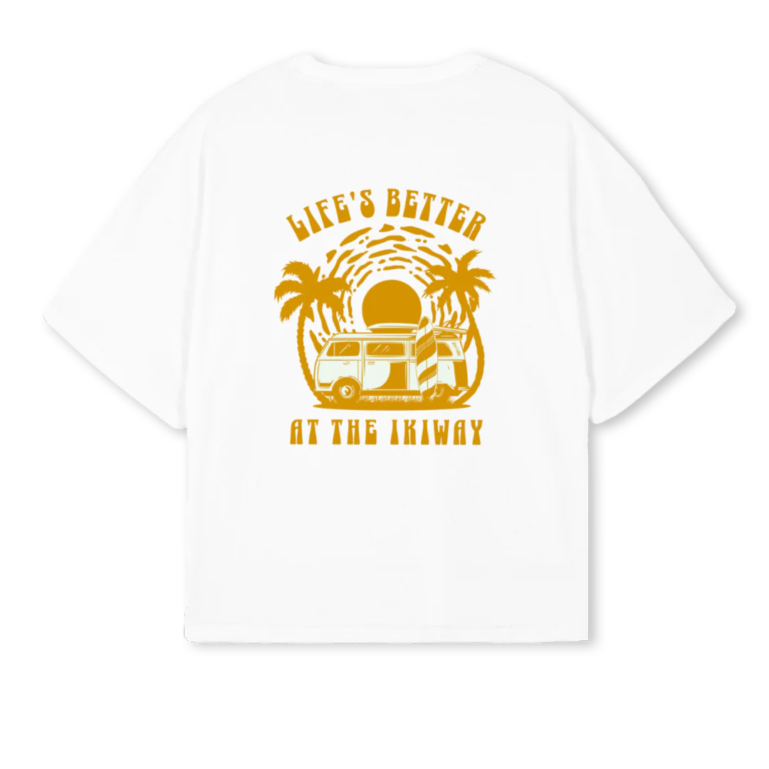 LIFESBTEE BOXOVGUL White Oversized Boxy Tee. - Image 2