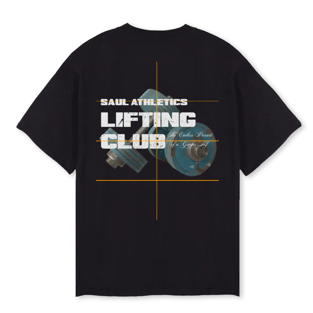 LIFTING Black Oversized Tee. - Image 2
