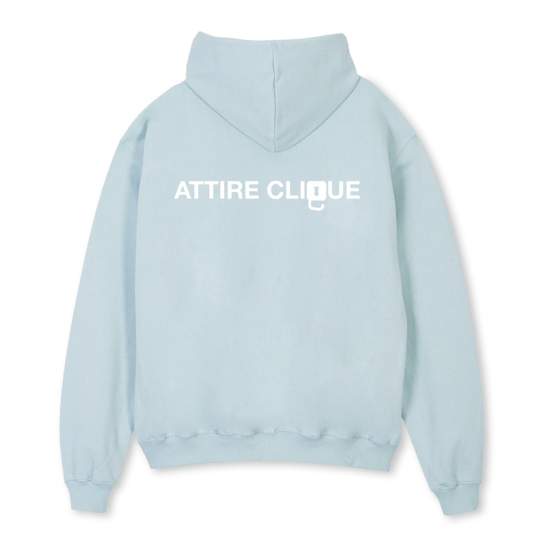 LIGHT BLUE Cold Blue Oversized Hoodie. - Image 2