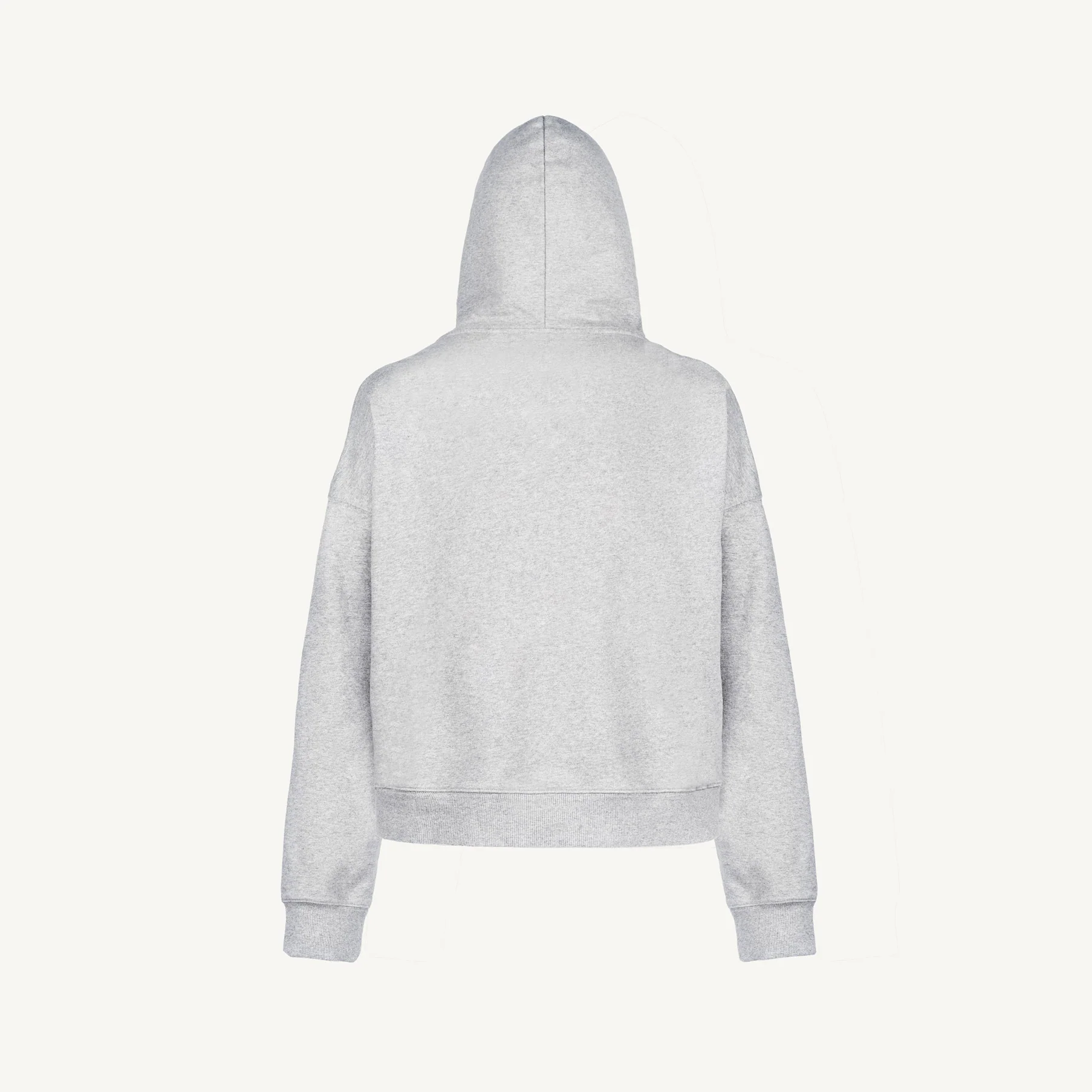 Light Grey Marl Oversized Boxy Hoodie. - Image 10