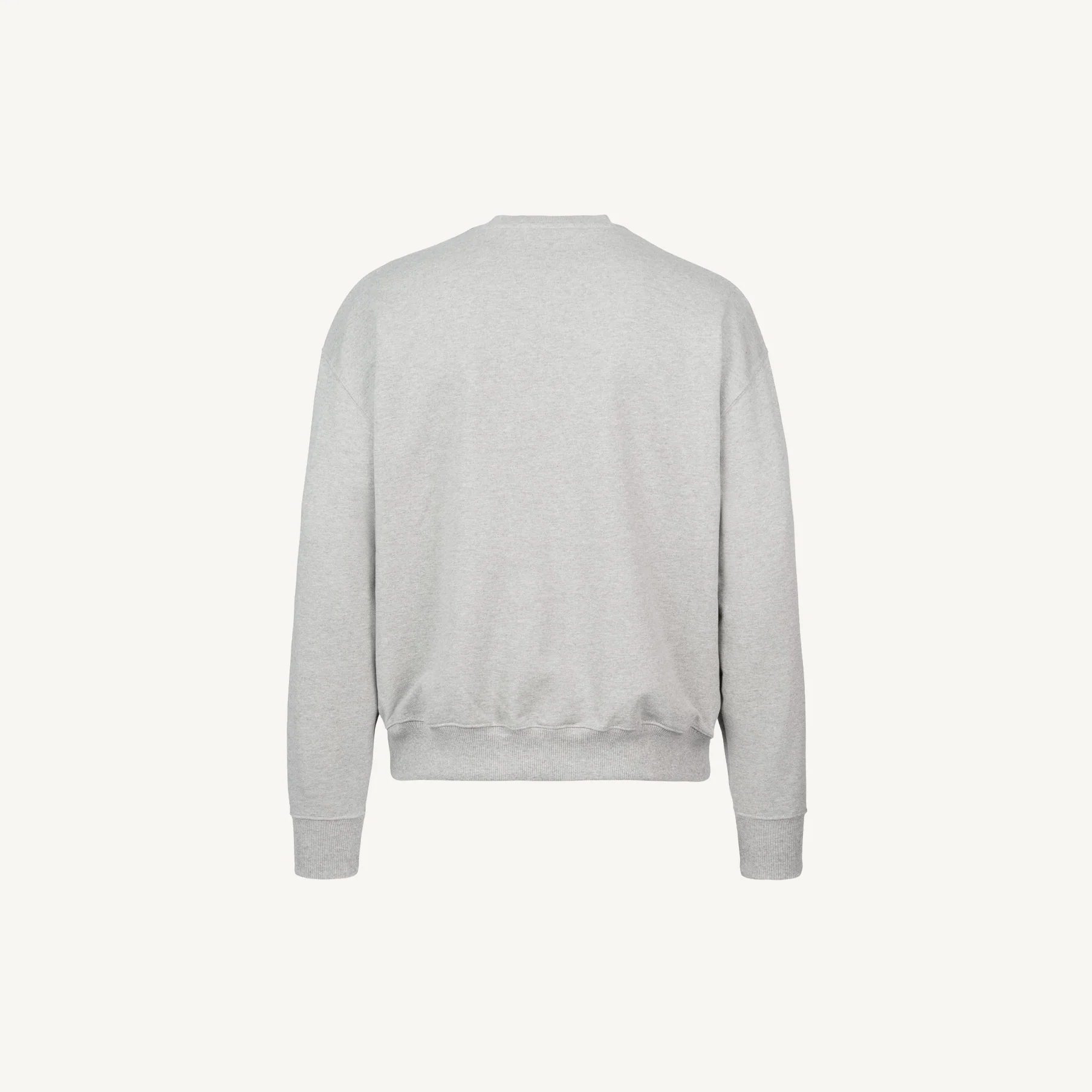 Light Grey Marl Oversized Crewneck Sweater. - Image 10