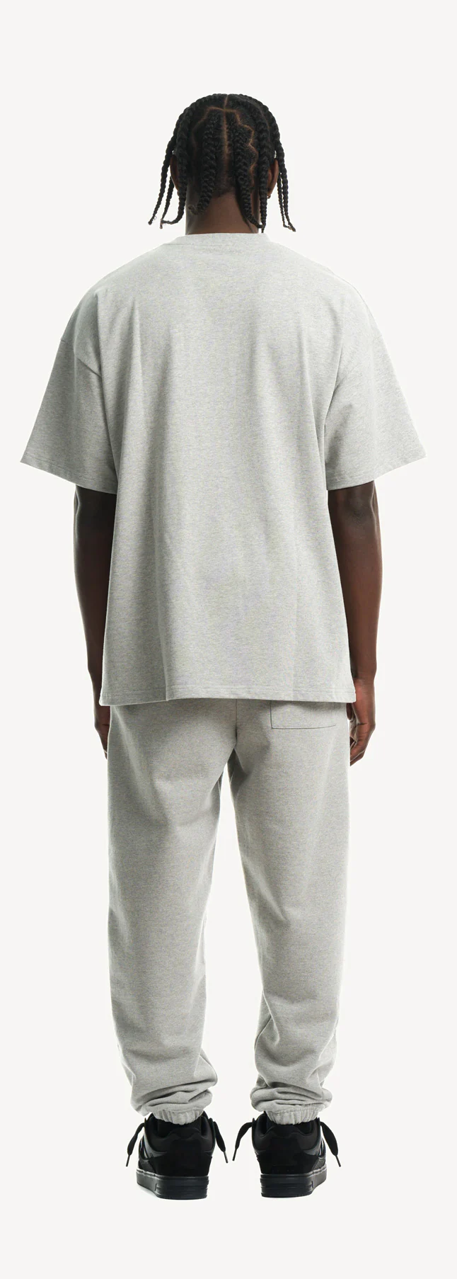 Light Grey Marl Oversized Tee. - Image 6