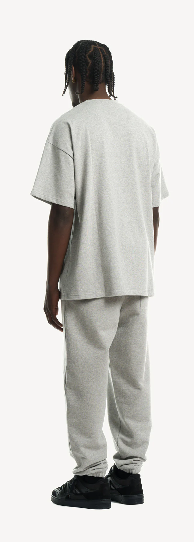 Light Grey Marl Oversized Tee. - Image 7