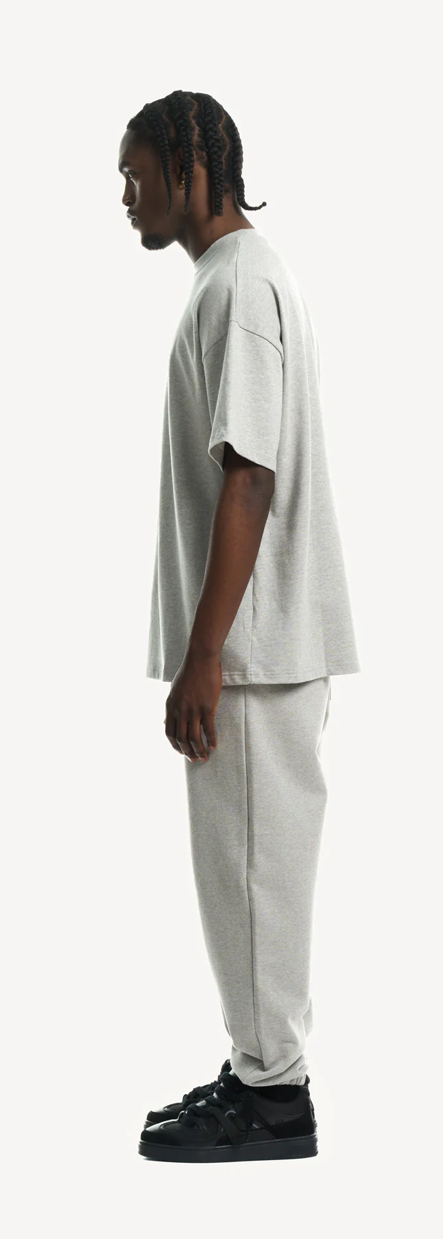 Light Grey Marl Oversized Tee. - Image 8