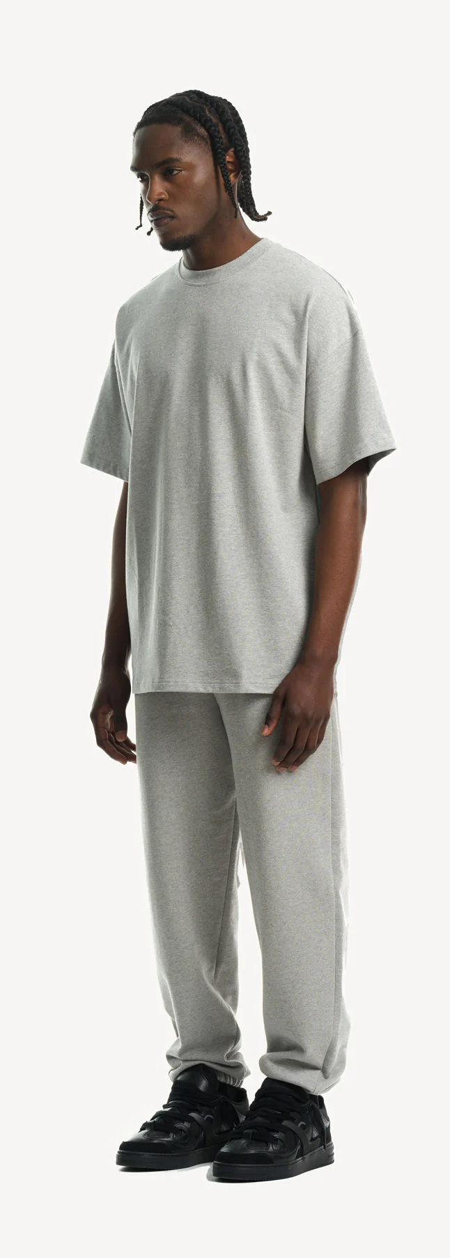 Light Grey Marl Oversized Tee. - Image 9