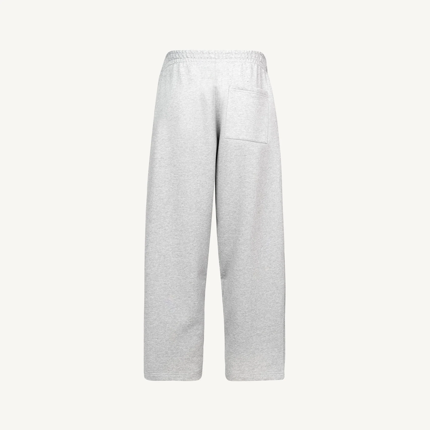 Light Grey Marl Straight-Leg Relaxed Sweatpants. - Image 10