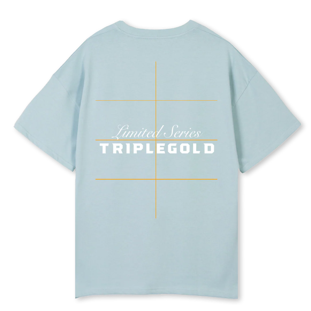 LIMITED CLOUD TEE Cold Blue Oversized Tee. - Image 2