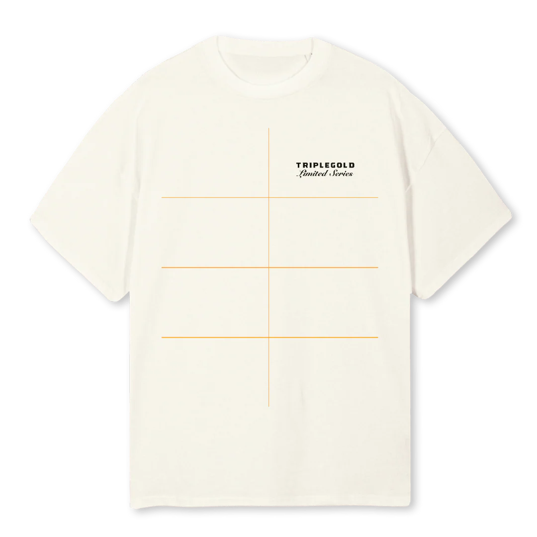 LIMITED SERIES DOG Cream Oversized Tee.