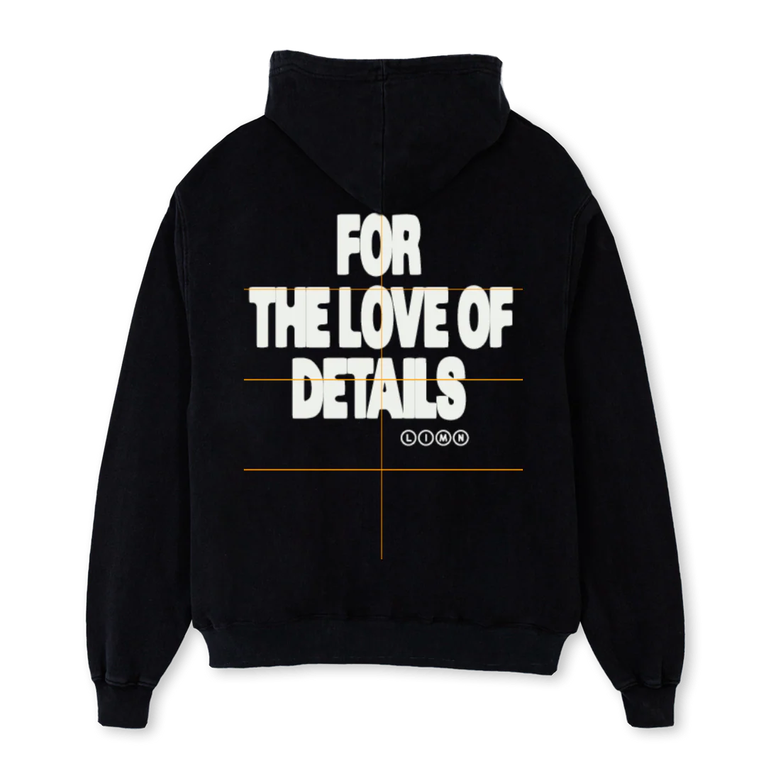 LIMN Black Oversized Hoodie. - Image 2