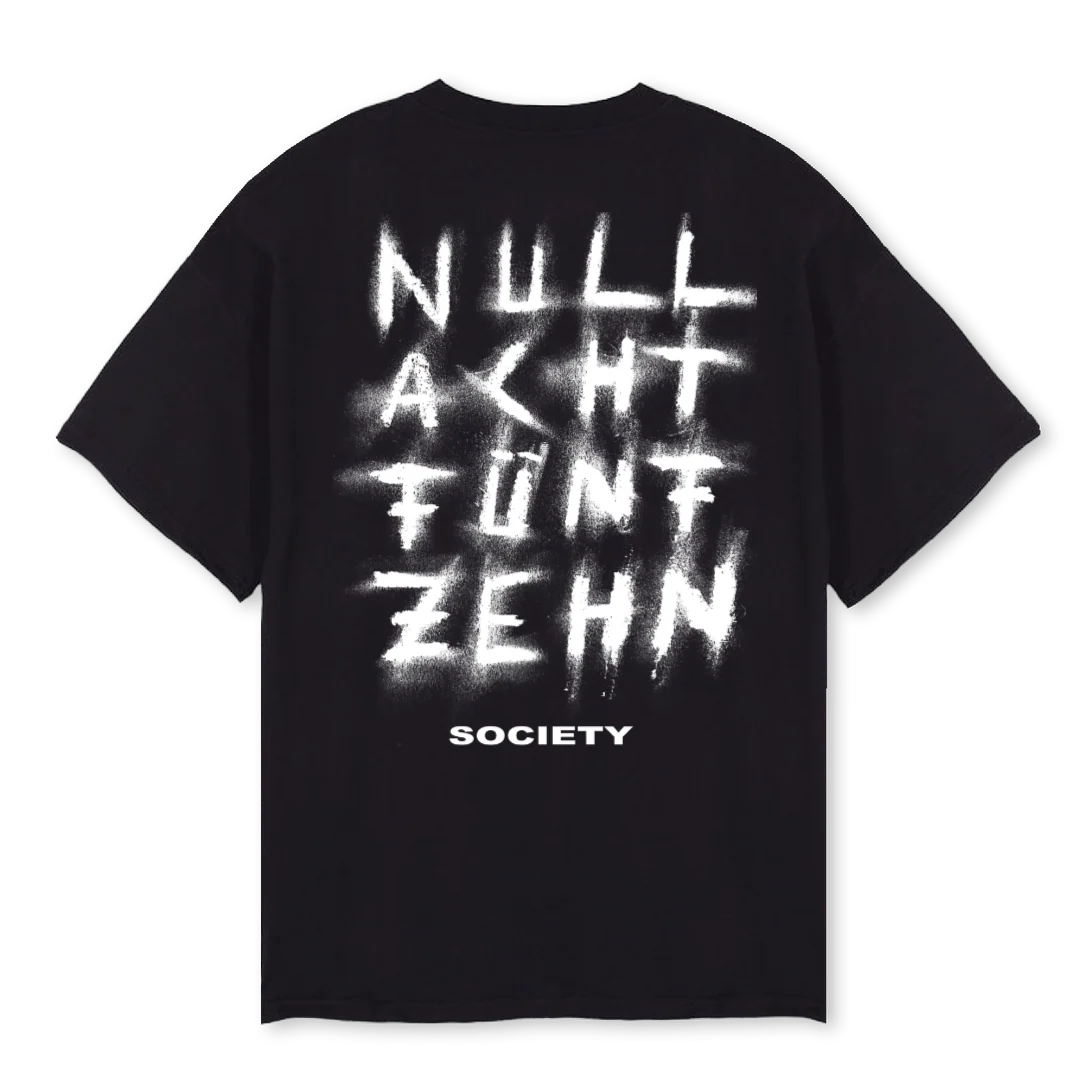 LINEWHITE Black Oversized Tee. - Image 2