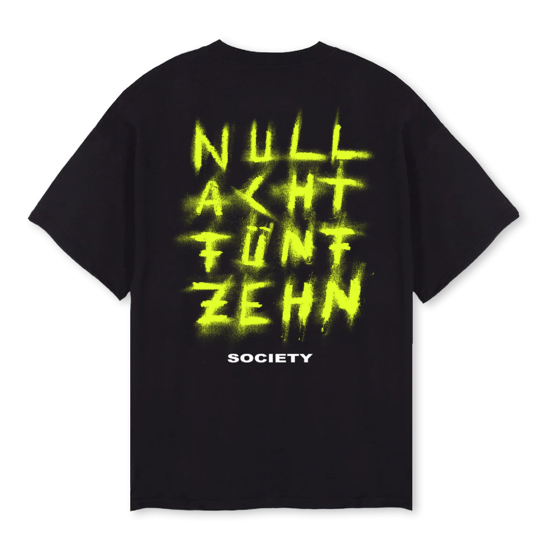 LINEYELLOW Black Oversized Tee. - Image 2