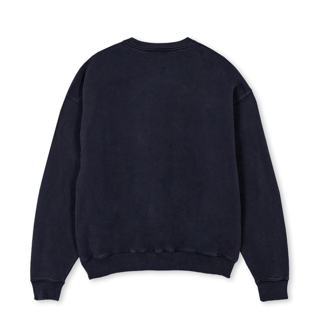 LISBON Vintage Black Oversized Crewneck Sweater. - Image 2