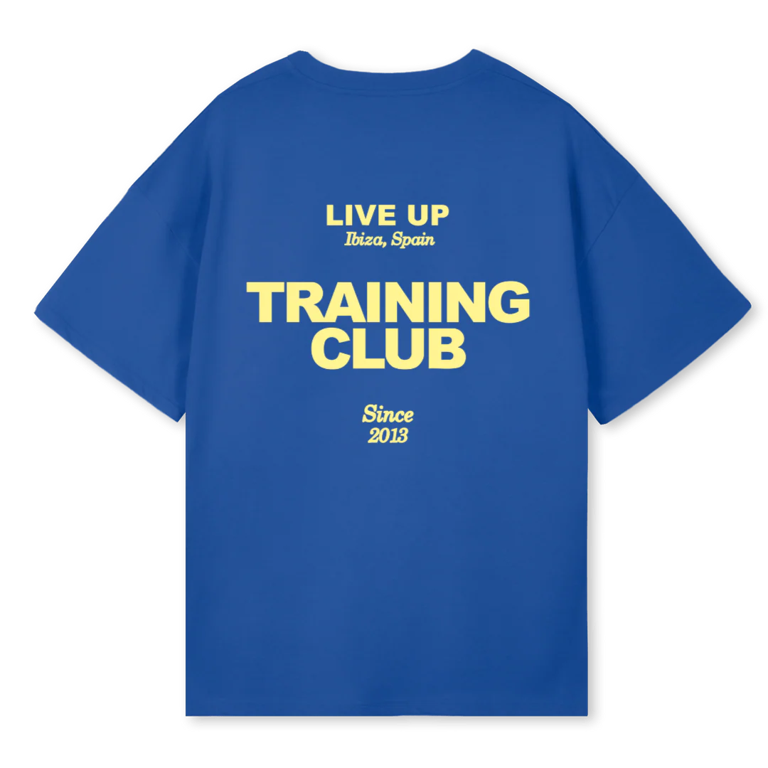 LIVEUP LEMO Cobalt Blue Oversized Tee. - Image 2
