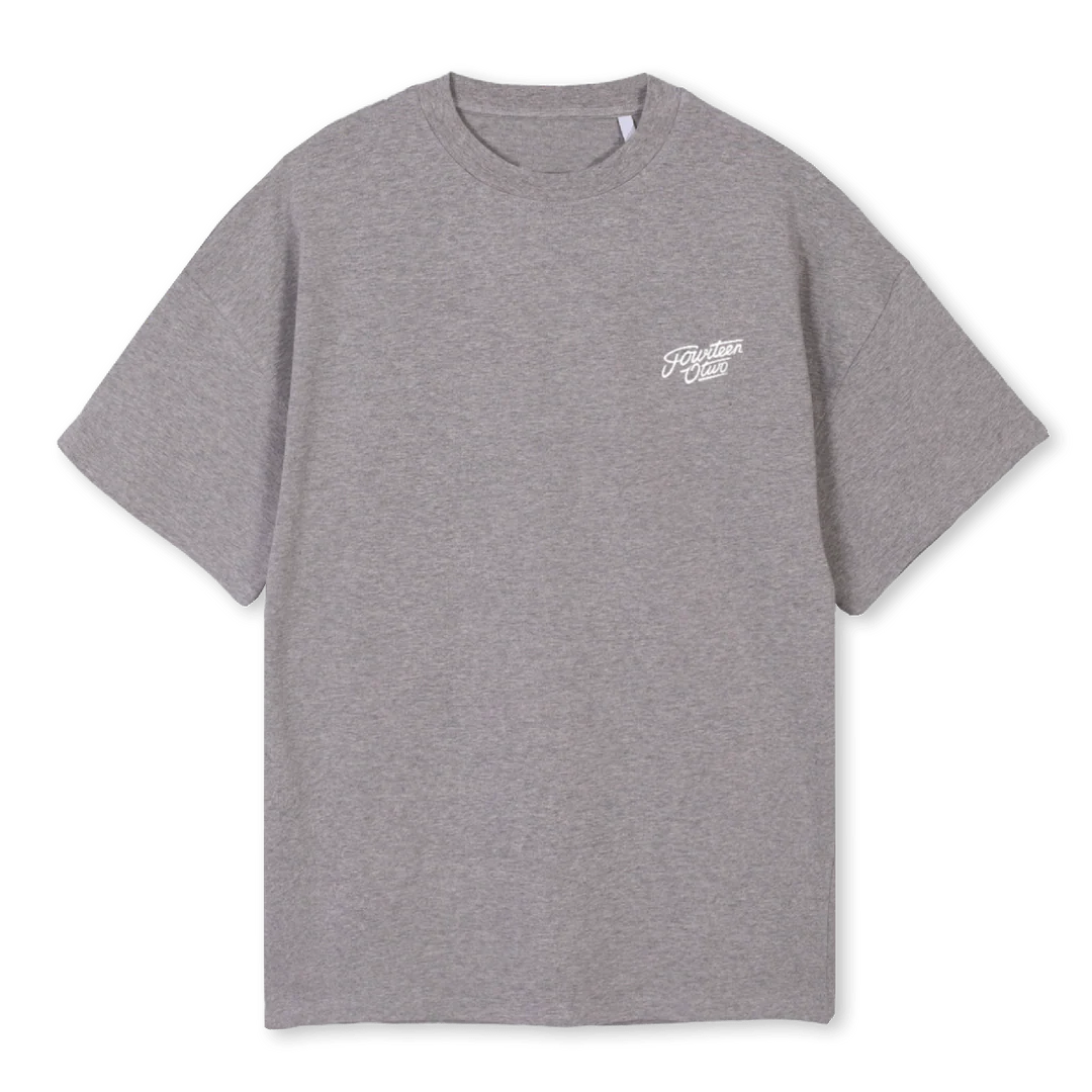LIVEYOURSTORY Grey Marl Oversized Tee.