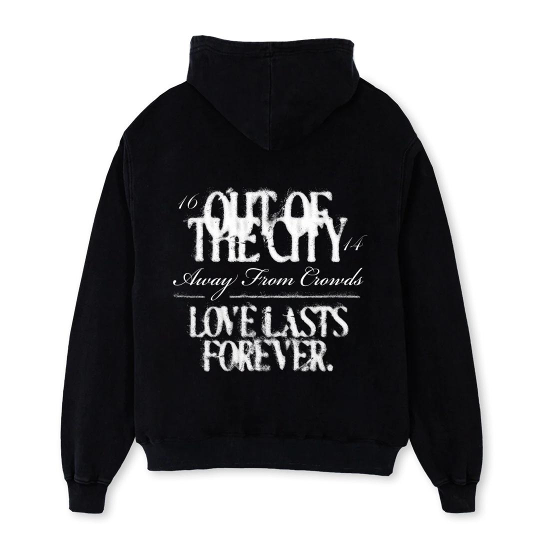 LL Black Oversized Hoodie. - Image 2