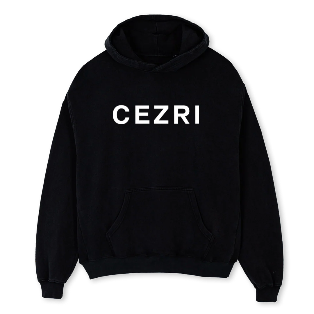 LLBLACKH Black Oversized Hoodie.
