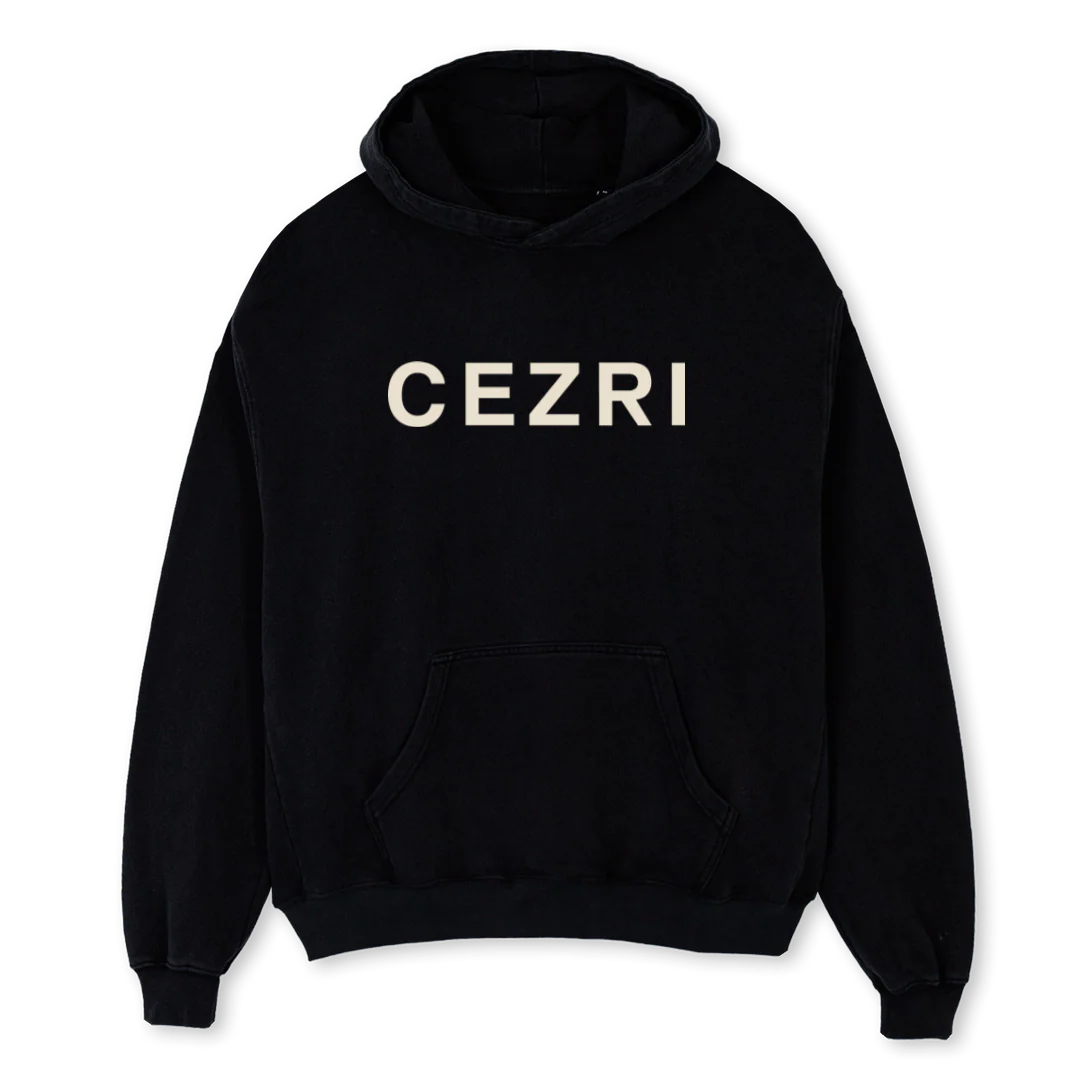 LLBLACKHHH 1 Black Oversized Hoodie.